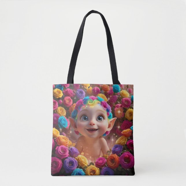 Bolso De Tela Amor Arcoíris (Anverso)