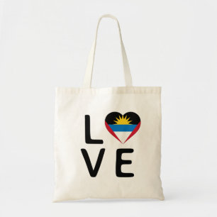 Bolso De Tela Amor - Bandera de Antigua y Barbuda