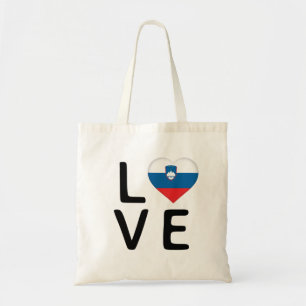 Bolso De Tela Amor - Bandera de Eslovenia