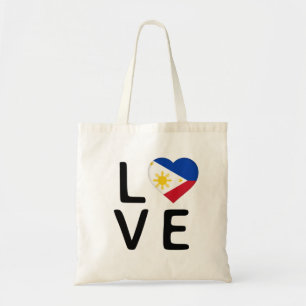 Bolso De Tela Amor - Bandera de Filipinas