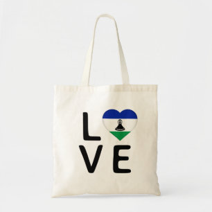 Bolso De Tela Amor - Bandera de Lesoto