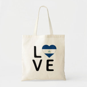 Bolso De Tela Amor - Bandera de Nicaragua