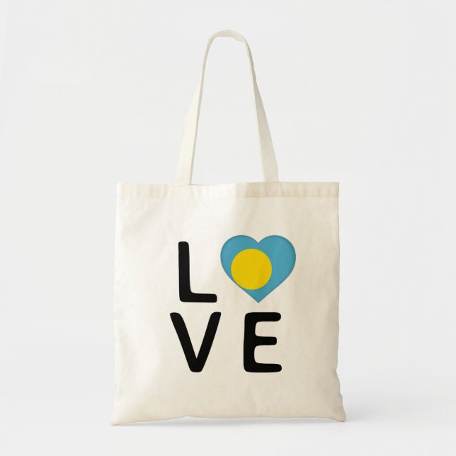 Bolso De Tela Amor - Bandera de Palau (Frente)