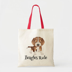 Bolso De Tela Amor Beagpy Perro Canvas Totebag