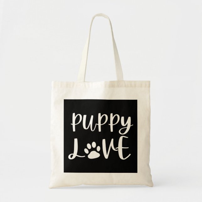 Bolso De Tela Amor de cachorro (Frente)
