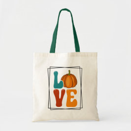 Bolso De Tela Amor de calabaza otoño