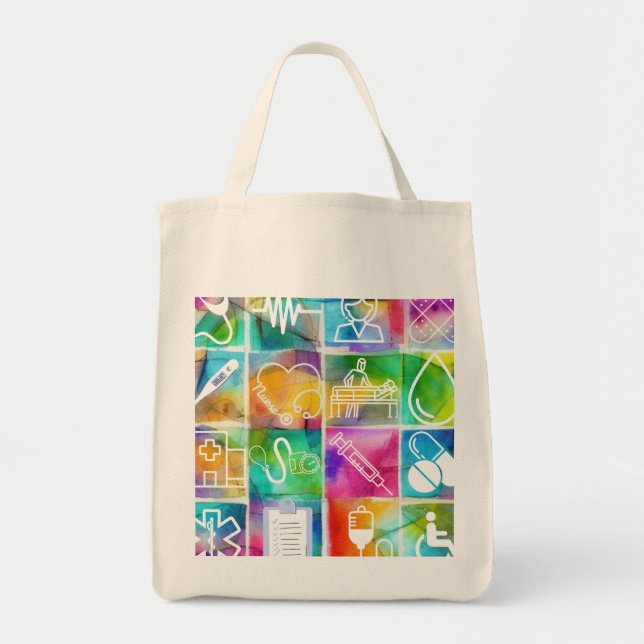 Bolso De Tela Amor de enfermera (Frente)