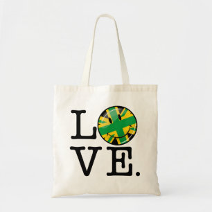 Bolso De Tela Amor de Jamaica y de Gran Bretaña