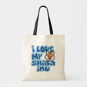 Bolso De Tela Amor de Kawaii I mi Shiba Inu
