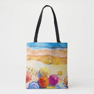 Bolso De Tela Amor de la capa marina: pintura de vacaciones de a