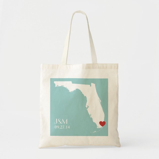 Bolso De Tela Amor de la Florida - personalizable (Frente)