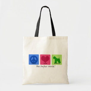 Bolso De Tela Amor de la paz de trigo