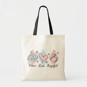 Bolso De Tela Amor de la paz dedicado