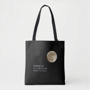 Bolso De Tela Amor de Luna Llena Selenofina