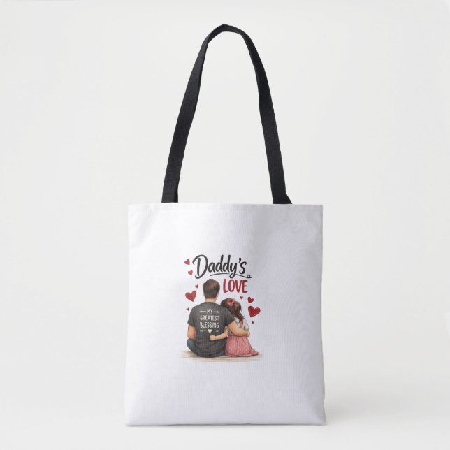 Bolso De Tela amor de papá (Anverso)