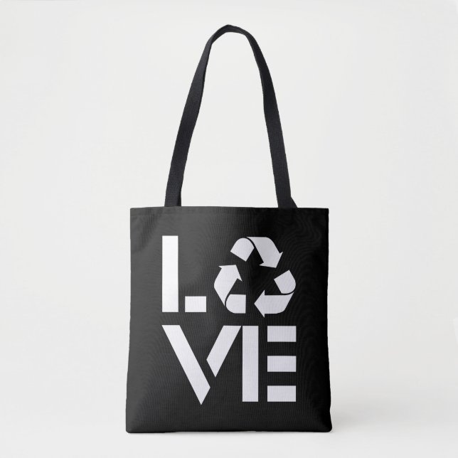 Bolso De Tela Amor de reciclaje (Anverso)