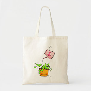 Bolso De Tela Amor de Riego, Feliz Planta de Interior