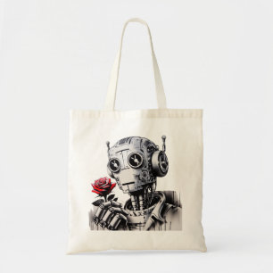 Bolso De Tela Amor de Robot 01