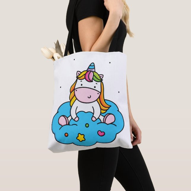 Bolso De Tela Amor de Unicornio (Detalle)