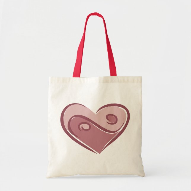 Bolso De Tela Amor de Yin Yang (Frente)