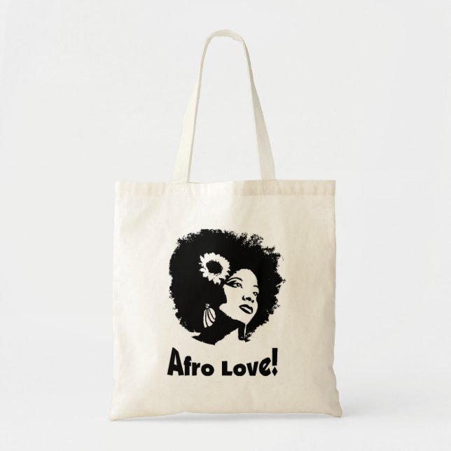 Bolso De Tela ¡Amor del Afro! (Frente)
