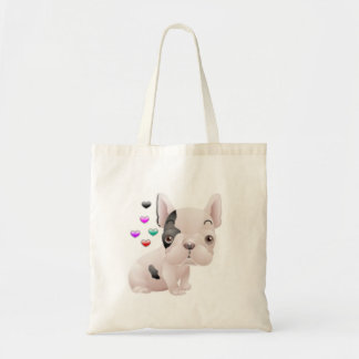 Bolso De Tela Amor del bulldog francés