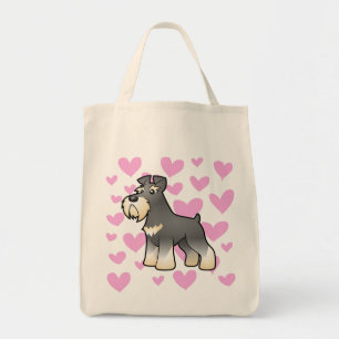 Bolso De Tela Amor del Schnauzer gigante/estándar/miniatura