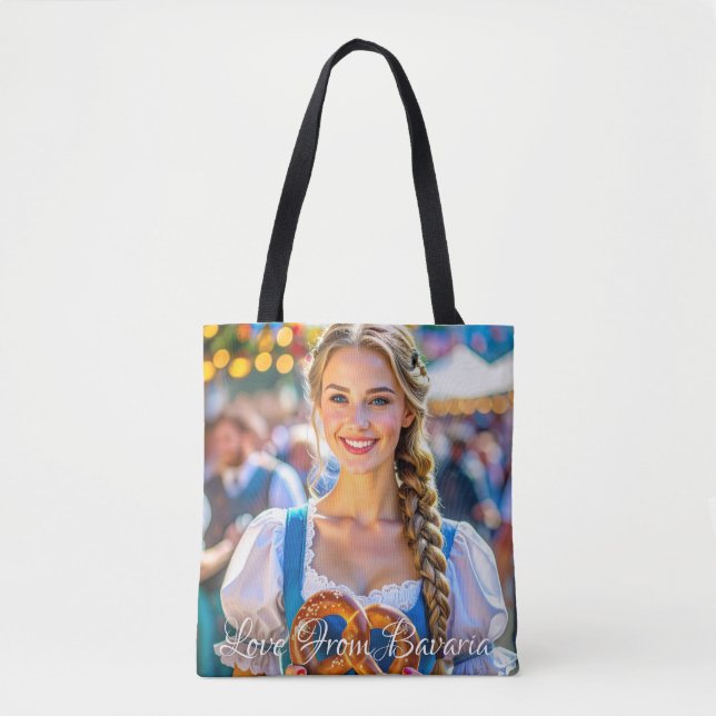 BOLSO DE TELA AMOR DESDE BAVIERA (Anverso)
