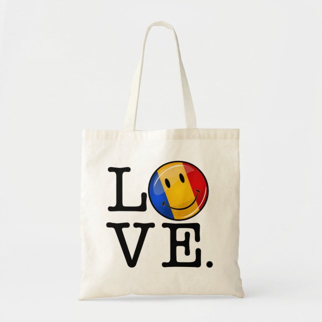 Bolso De Tela Amor desde Rumania (Frente)