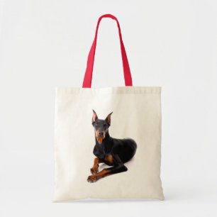 Bolso De Tela Amor Doberman Pinscher Puppy Dog Tog Bag