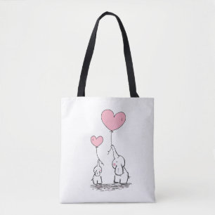 Bolso De Tela Amor elefante