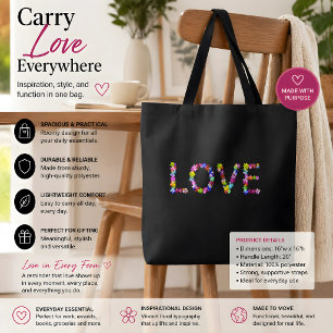 Bolso De Tela Amor en Cada Forma Inspirador