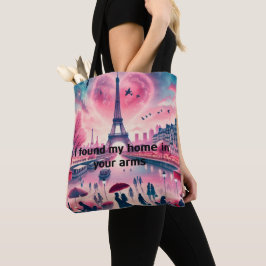 BOLSO DE TELA AMOR EN PARIS