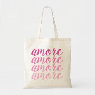 Bolso De Tela Amor en rosados
