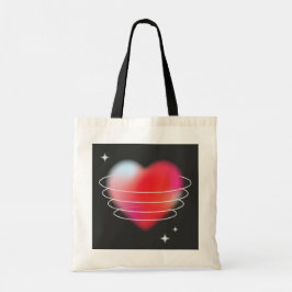 Bolso De Tela Amor espacial, día de San Valentín de diseño del c