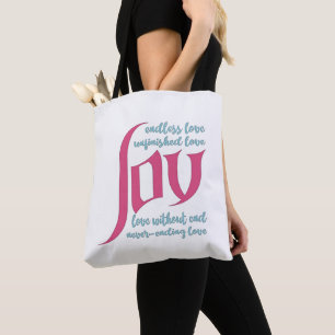Bolso De Tela Amor eterno