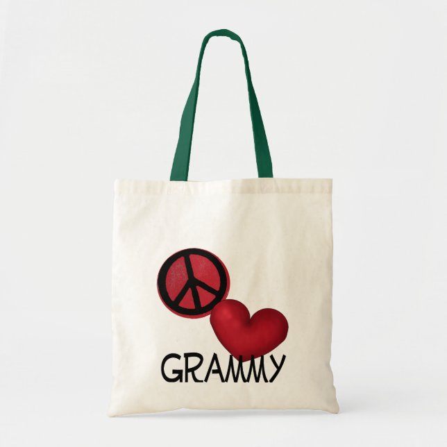 Bolso De Tela Amor Grammy de la paz (Frente)