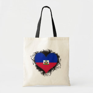 Bolso De Tela Amor Haití del vintage I