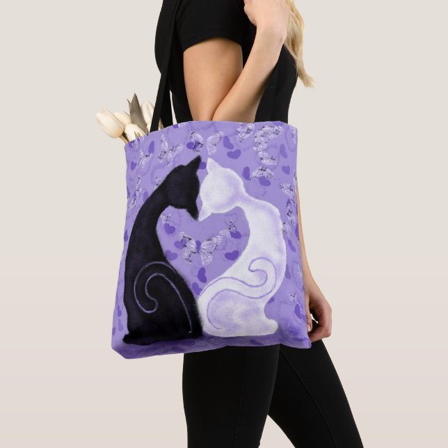 Bolso De Tela Amor hermoso - Añadir tu foto / texto / nombre (Detalle)