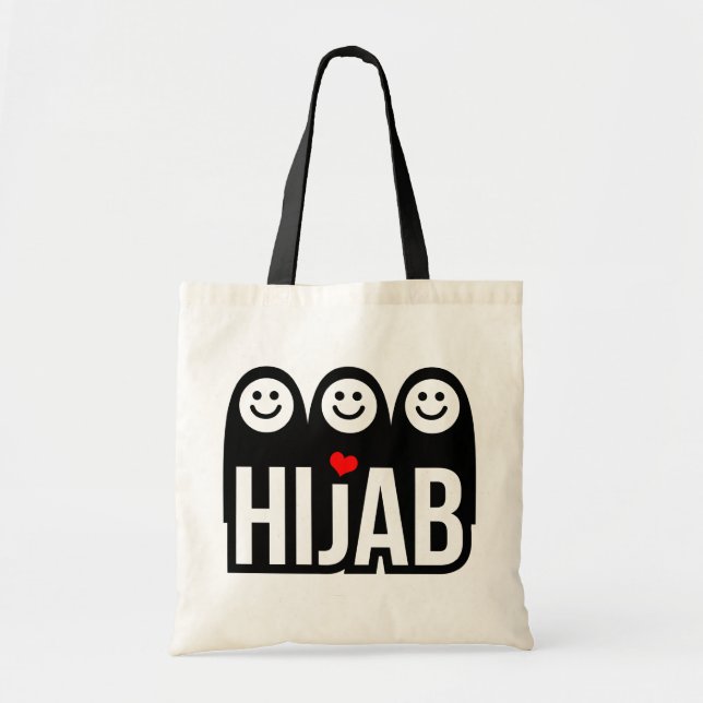 Bolso De Tela Amor Hijab (Frente)
