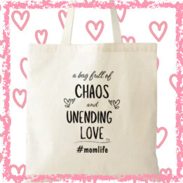 Bolso De Tela Amor interminable Momlife Regalo divertido para el