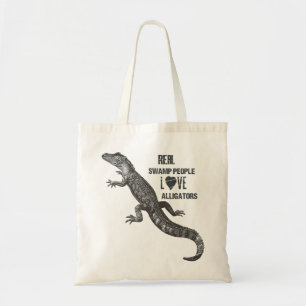 Bolso De Tela Amor juvenil del cocodrilo