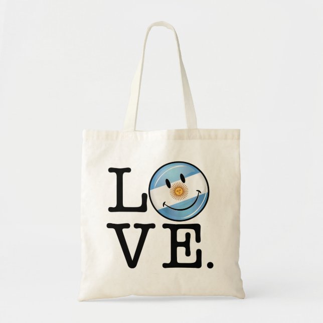 Bolso De Tela Amor la Argentina (Frente)