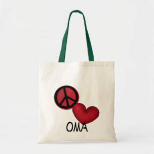 Bolso De Tela Amor Oma de la paz