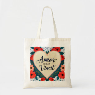 Bolso De Tela Amor Omnia Vincit - cita