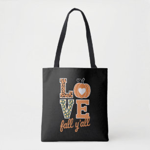 Bolso De Tela Amor Otoño Todos Leopardo Imprimir Otoño Día de Ac