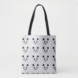 Bolso De Tela Amor panda