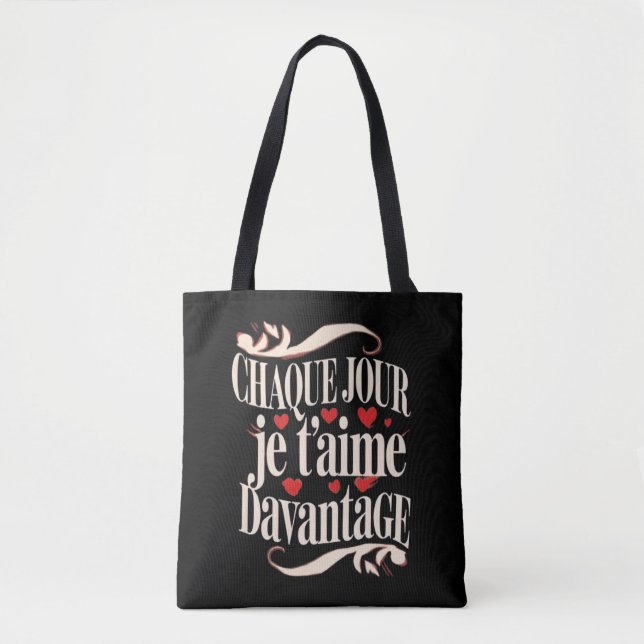 Bolso De Tela Amor para Siempre (Anverso)