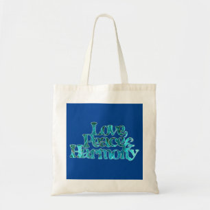 Bolso De Tela Amor, paz y armonía