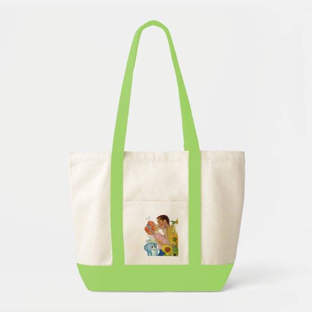 Bolso De Tela Amor-Pegado (Frente)